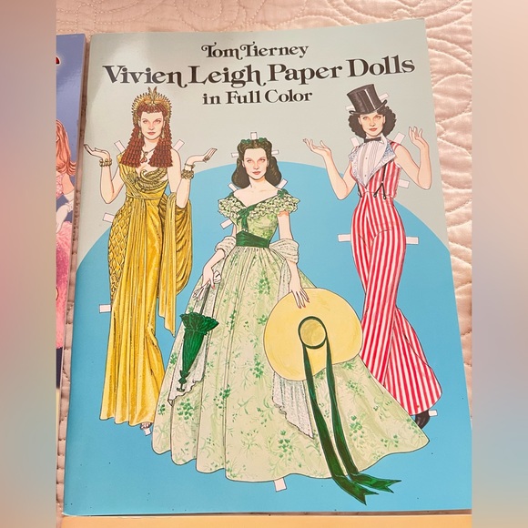 Tom Tierney Marie Antoinette, famous Movie, Vivien Leigh, Storybook Paper Dolls. - Picture 7 of 13